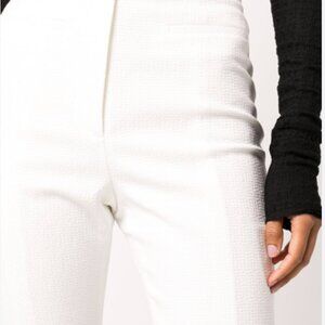 Alexis "Maryam" high-rise flare leg pants | White | WORN ONCE